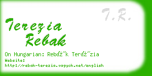 terezia rebak business card